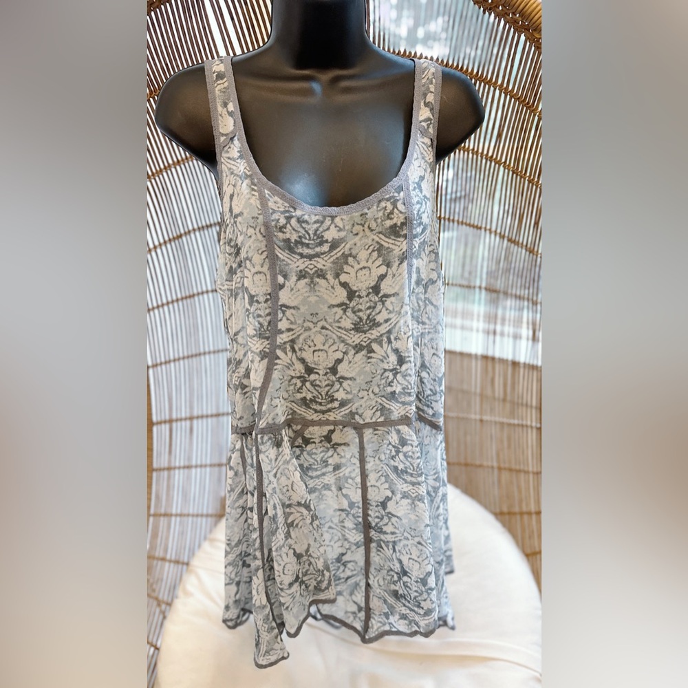 Free People Sleepwear Womens Size Small  Semi Sheer Intimately Sleepwear Top